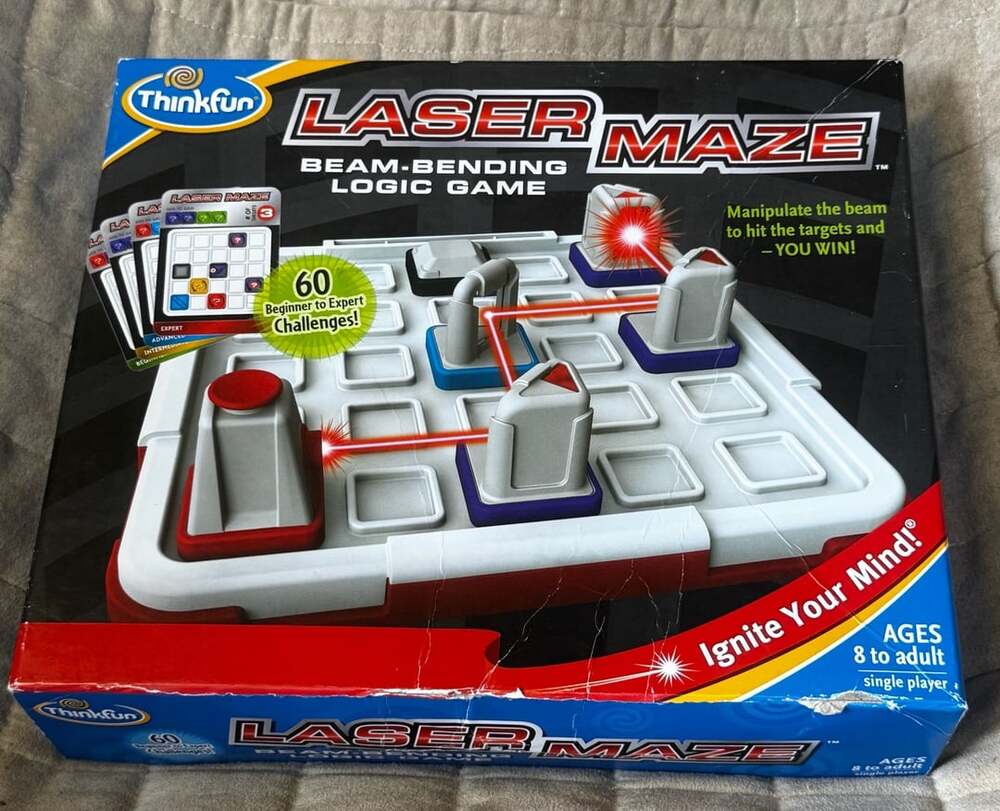 ThinkFun Laser Maze Beam-Bending Logic Game